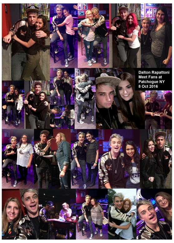 New York meet and greet fans at Patchogue Dalton Rapattoni